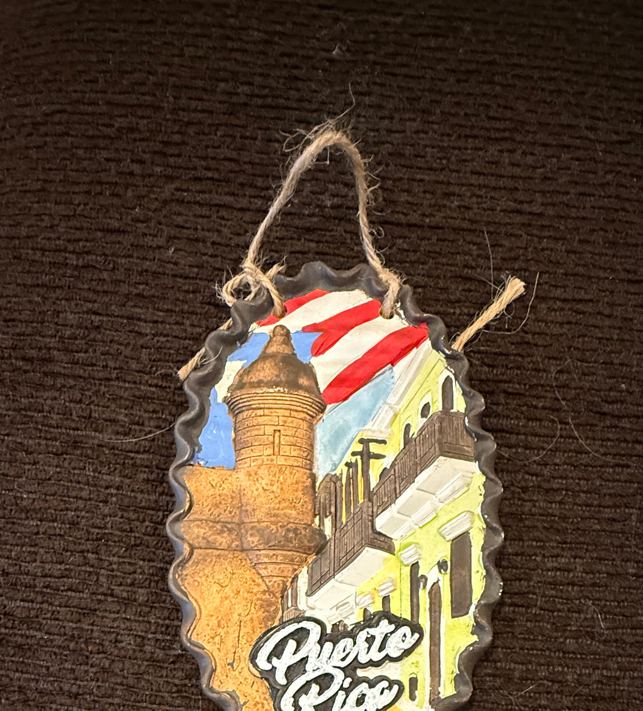 Puerto Rico Souvenir Hanging Ornament