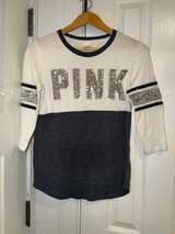 Victoria's Secret Pink Long Sleeve Top X-Small T-shirt Tee Y2K Vintage  - Image 1