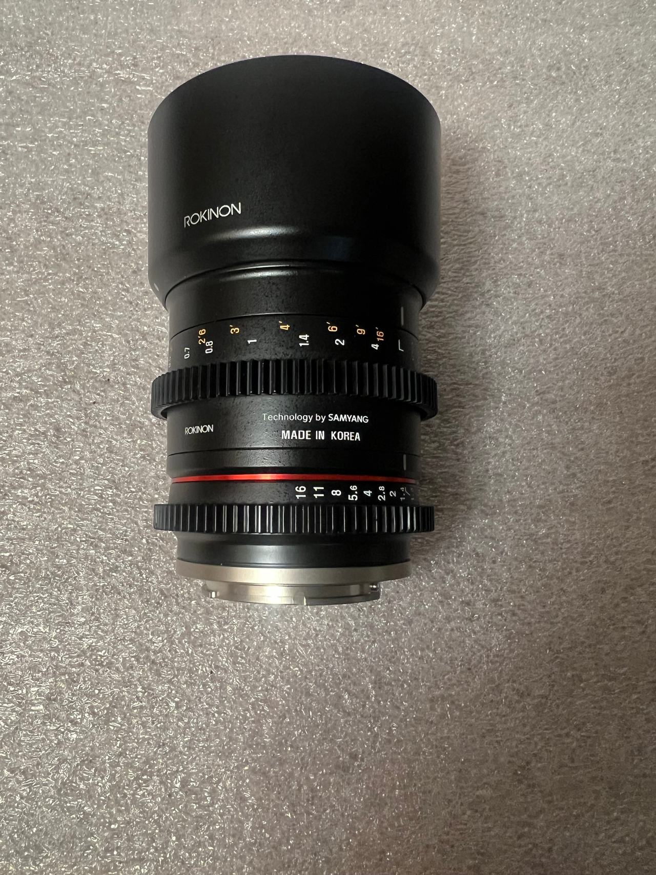 Rokinon 50mm T1.3 AS UMC Cine DS Lens for Sony E-Mount
