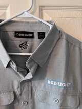 Dri Duck Bud Light Performance Fishing Shirt XL - Image 3