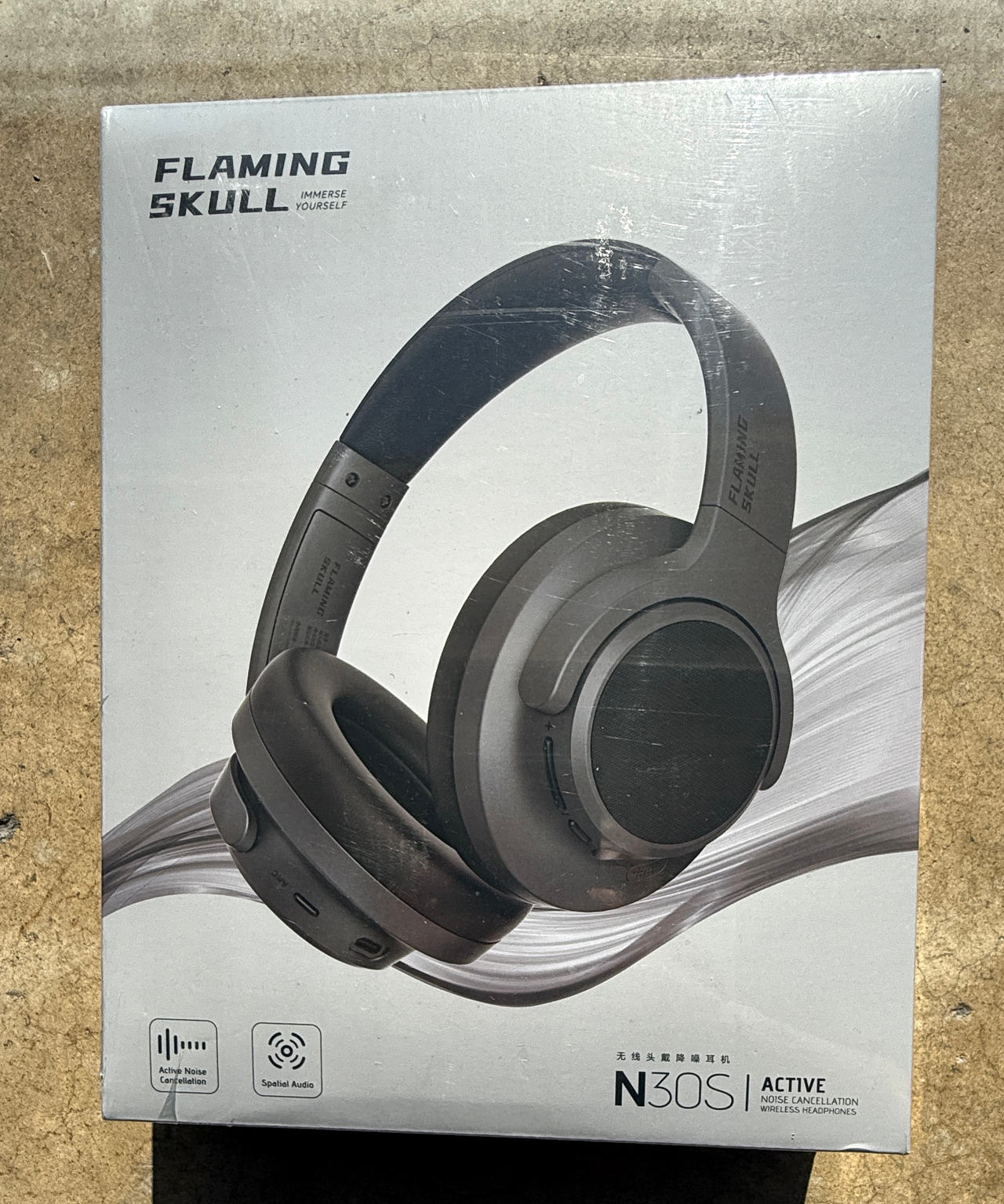 Flaming Skull N30S Wireless Headphones