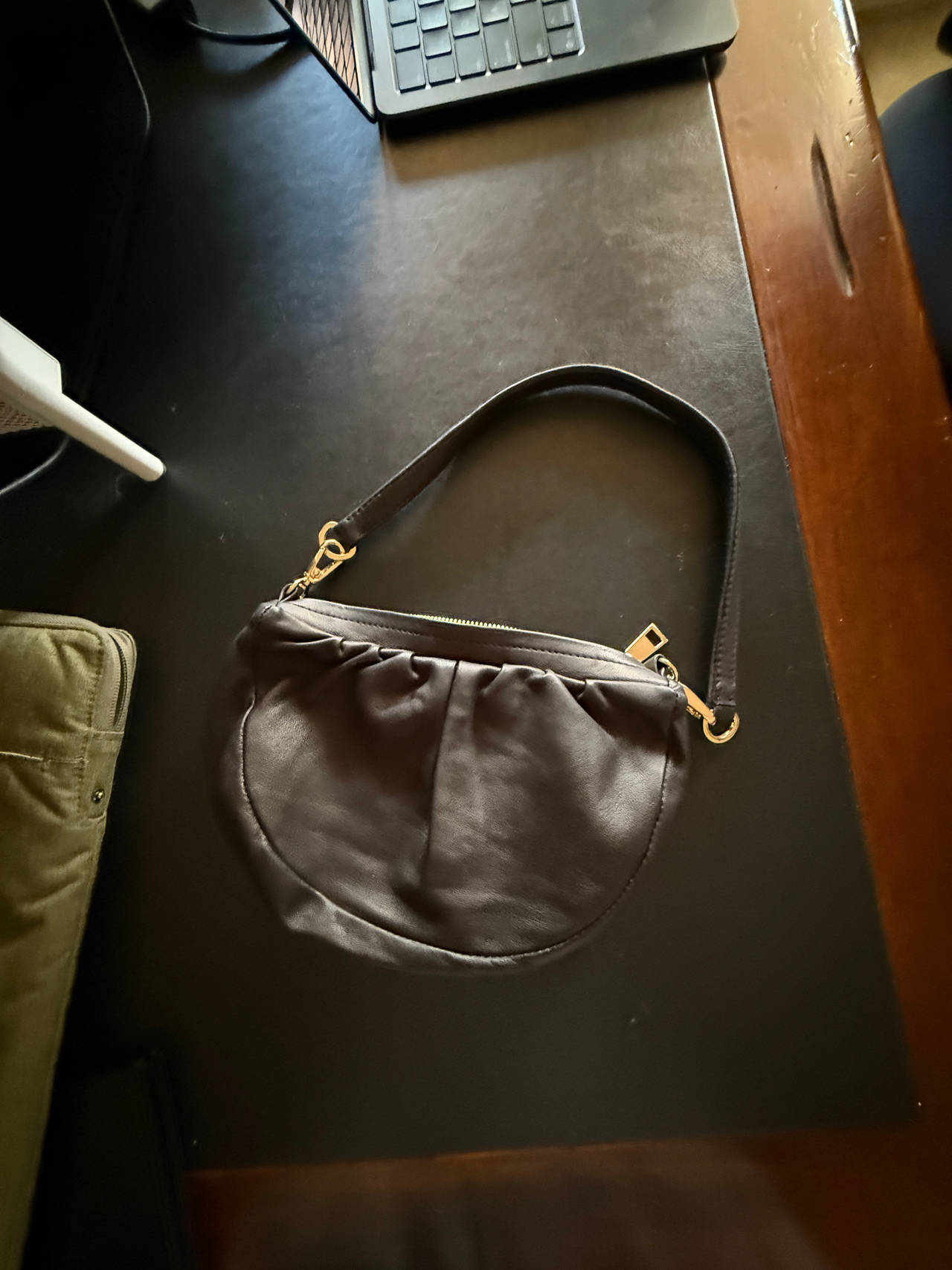 Leather Clutch Purse