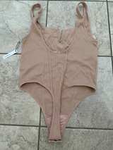 Forever 21 Ribbed Bodysuit in Nude - Image 4