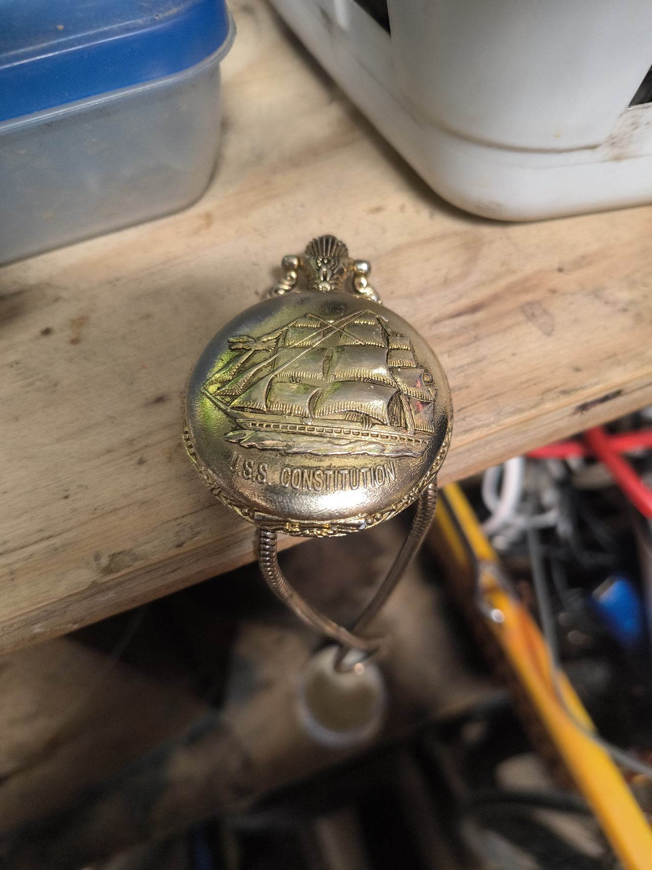 USS Constitution Commemorative Pocket Watch