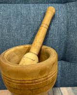 Wooden Mortar and Pestle Set - Image 4