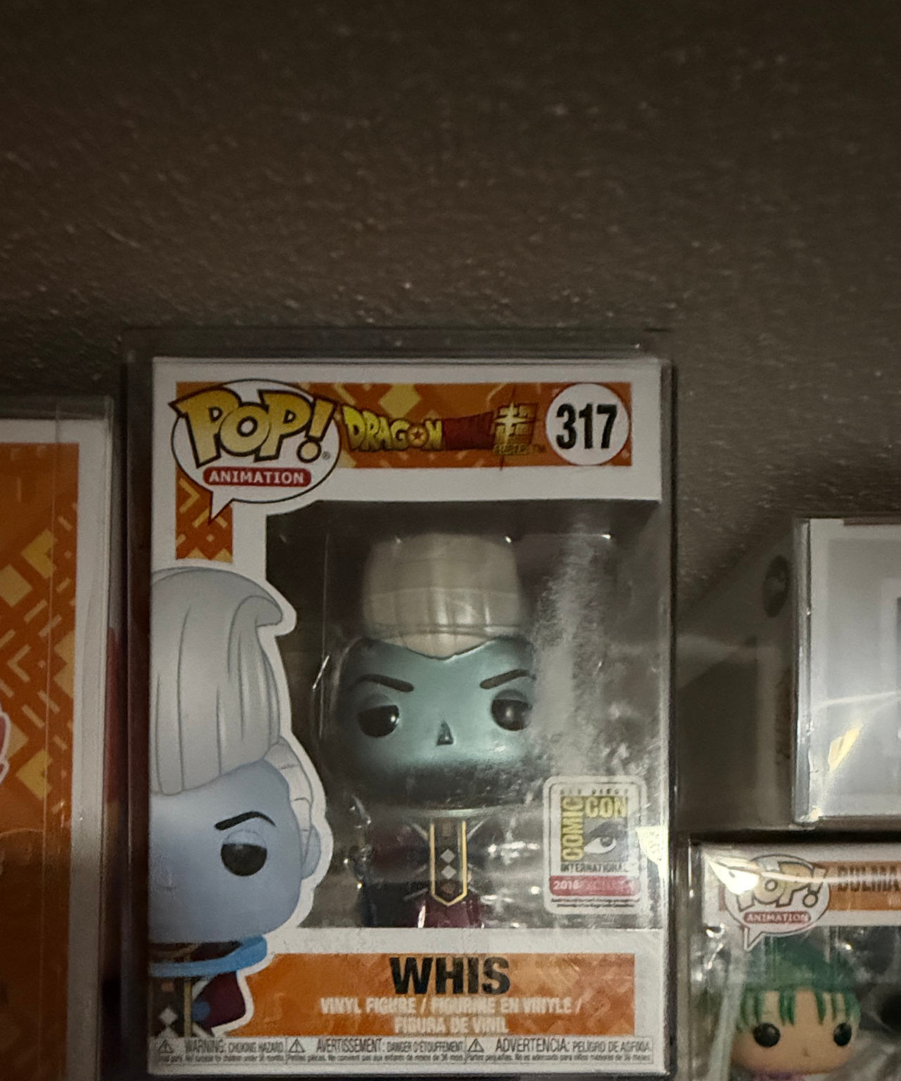 Funko Pop! Animation Dragon Ball Super Whis #317 Metallic SDCC 2018 Exclusive