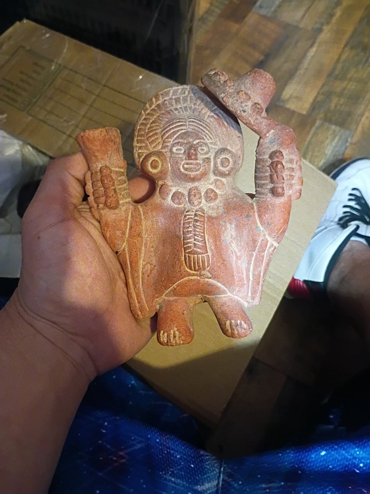 Mexican Terracotta Folk Art Figurine