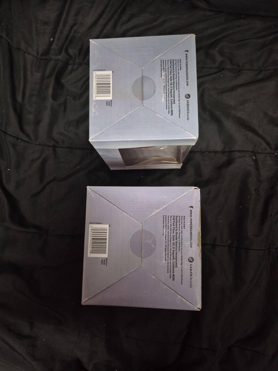 Bandai Power Rangers Legacy Collection Helmet White Ranger & Red Ranger Set