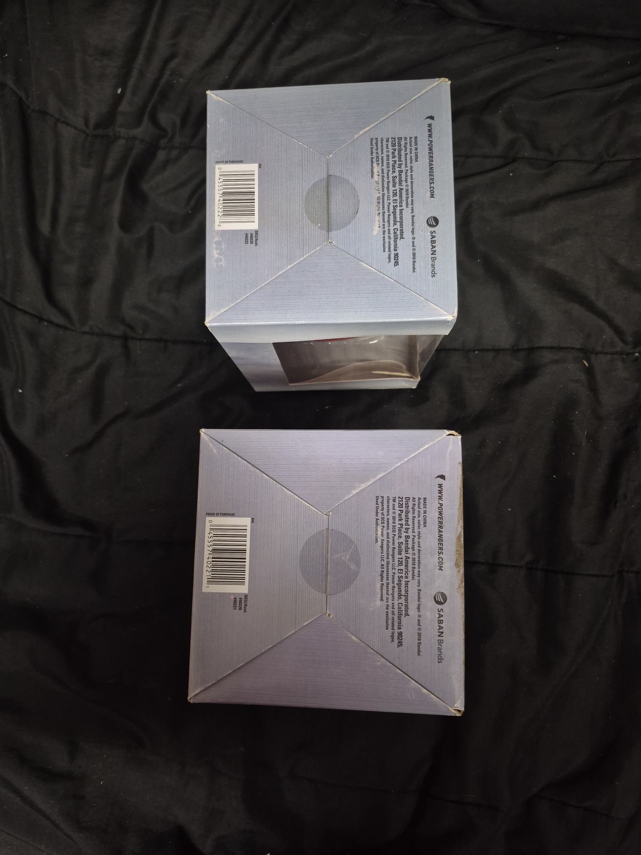 Bandai Power Rangers Legacy Collection Helmet White Ranger & Red Ranger Set