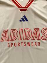 adidas Sportswear Crop Jersey White/Red/Blue small - Image 6