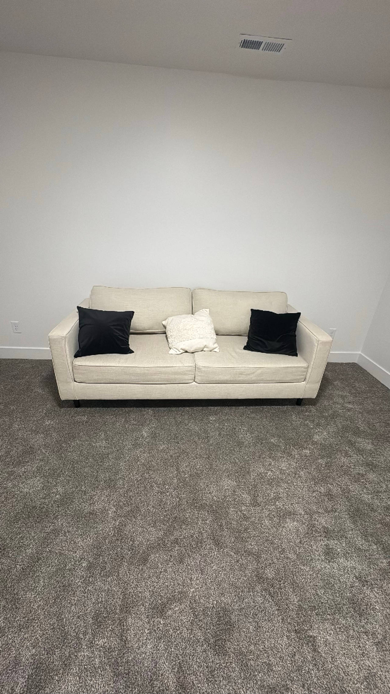 Living Spaces Cream Couch 