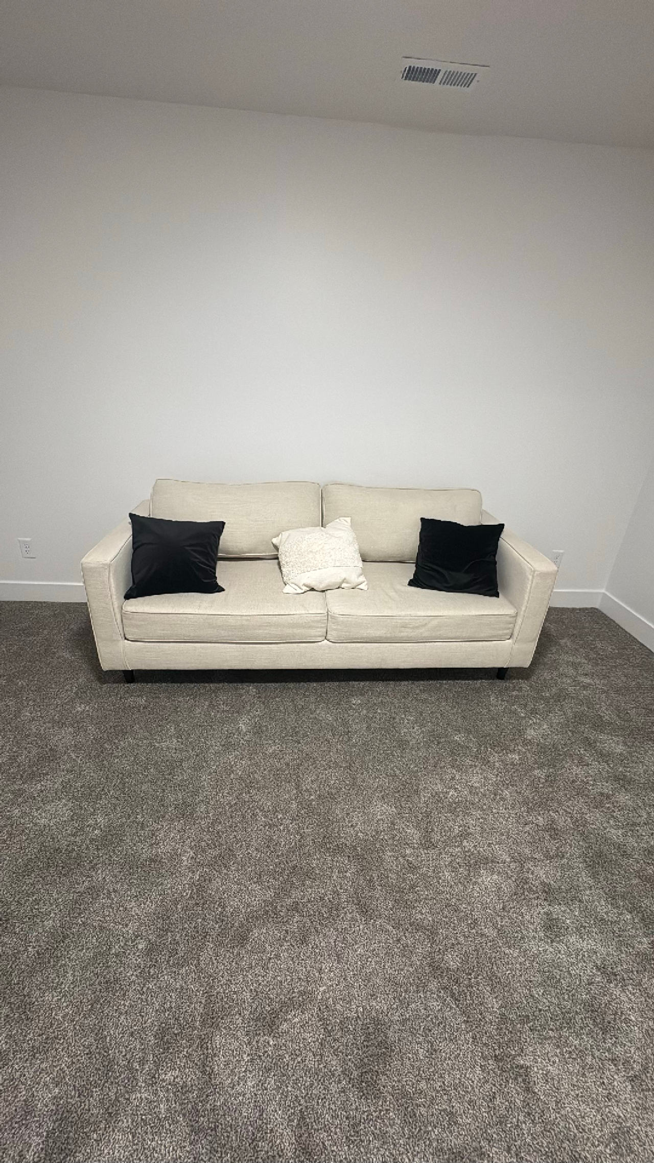 Living Spaces Cream Couch 