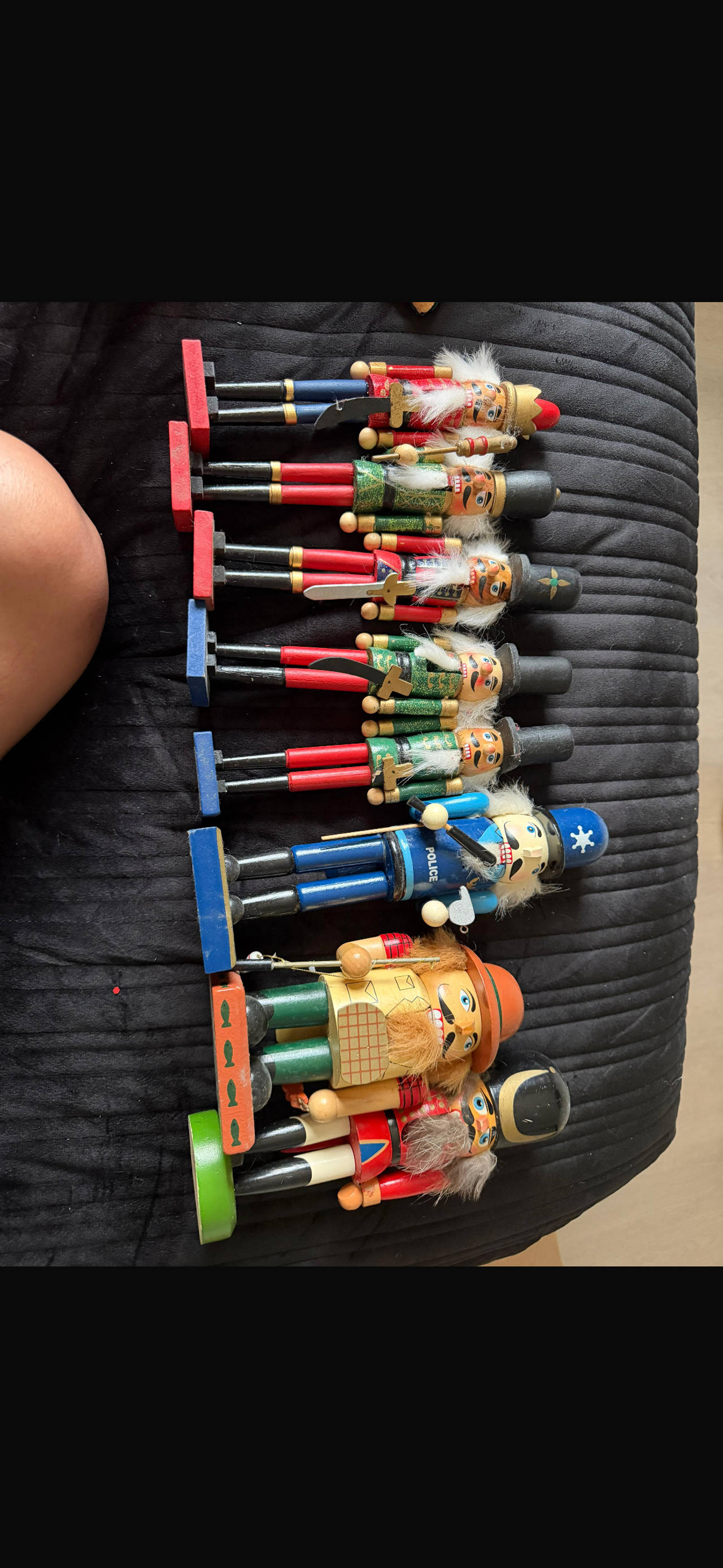 Assorted Decorative Wooden Nutcrackers