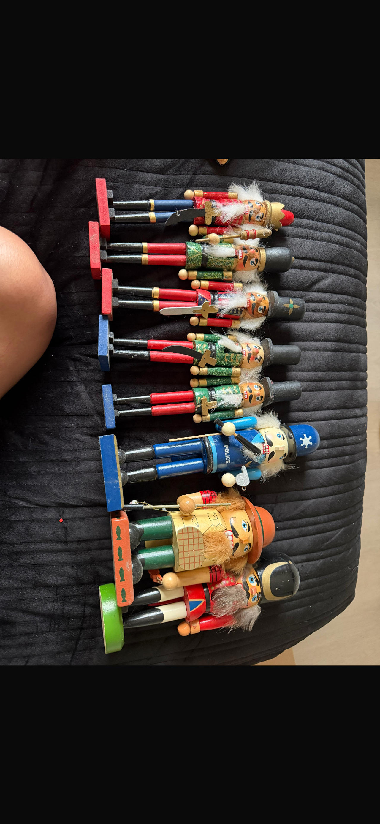 Assorted Decorative Wooden Nutcrackers