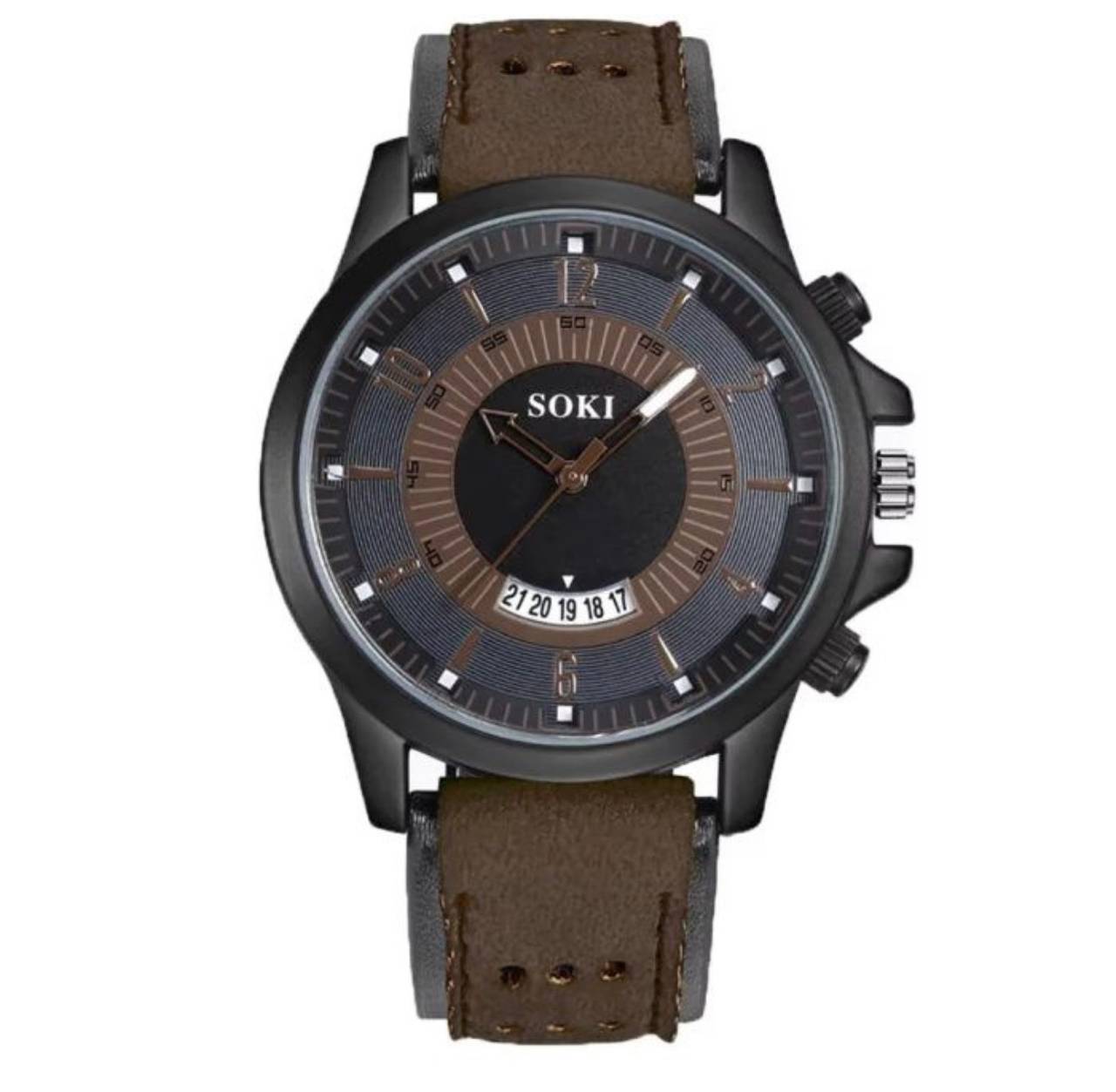 SOKI Military Sport Quartz Watch with Date Display Inv# 3018
