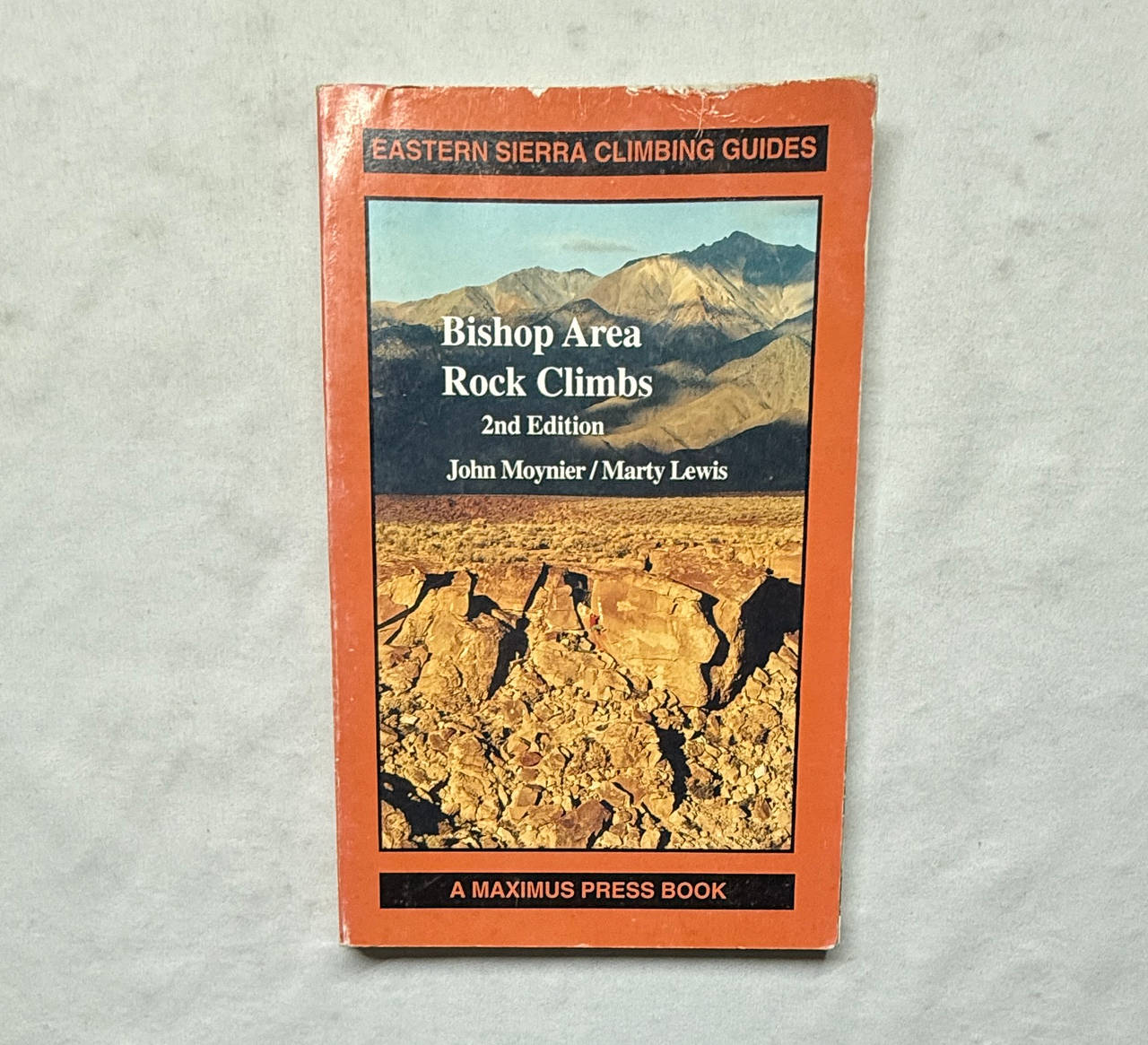 VINTAGE O.G. Bishop Area Rock Climbs 2nd Edition by John Moynier and Marty Lewis