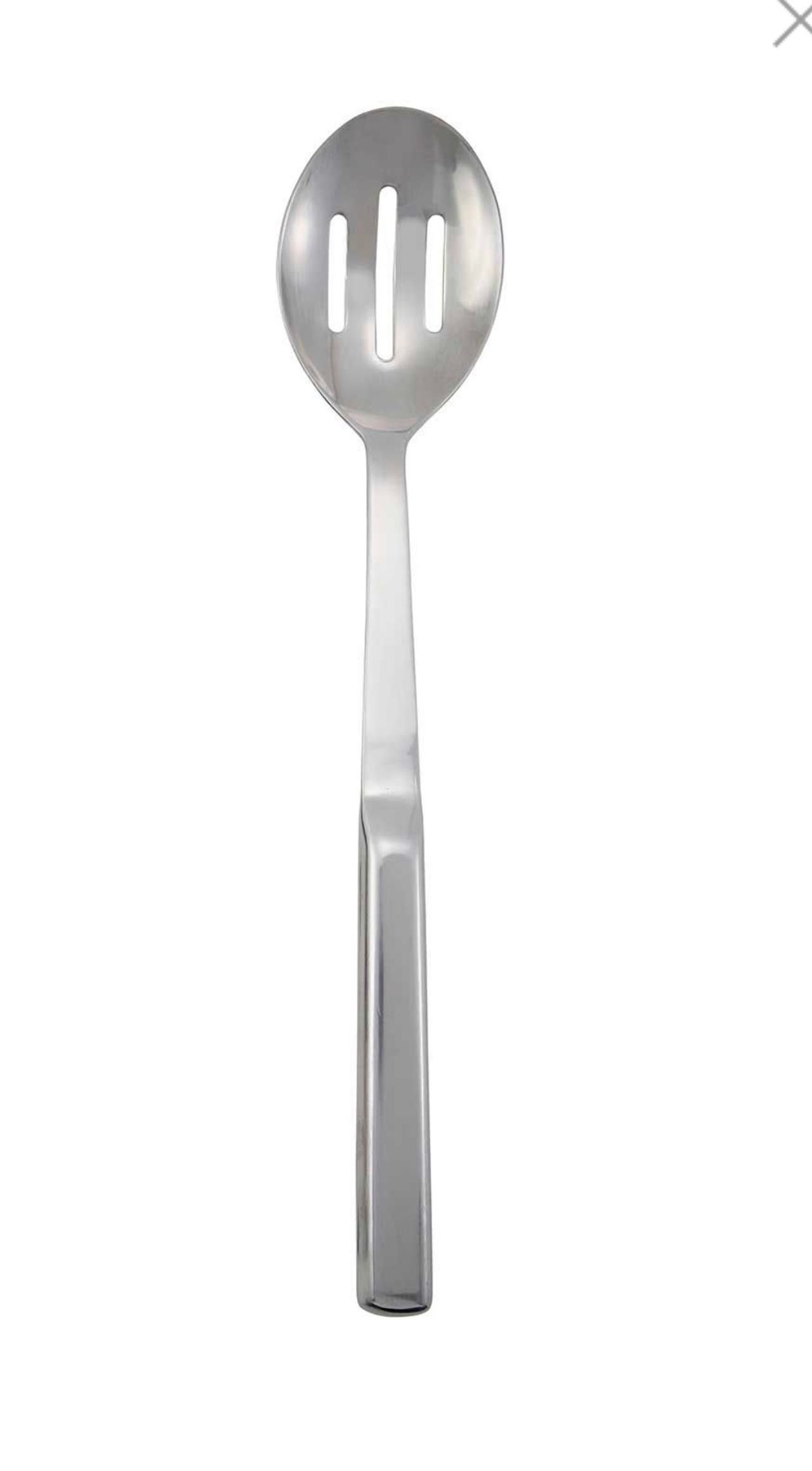 Stainless Steel Slotted Serving Spoon Set of 2