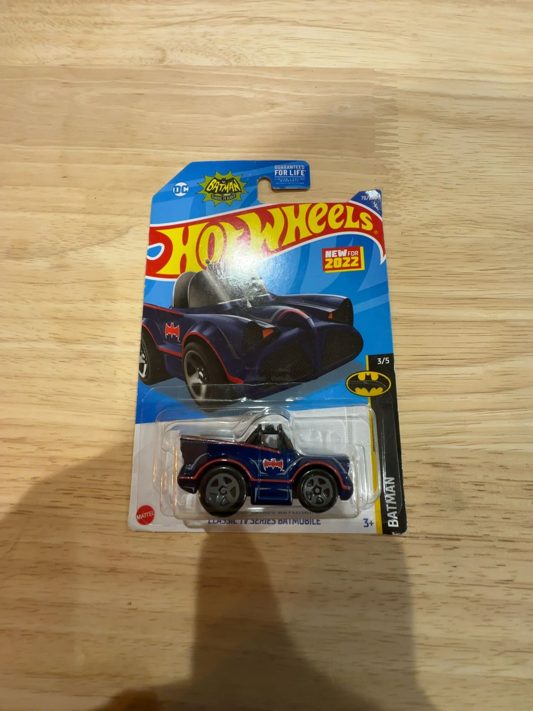 Hot Wheels Classic TV Series Batmobile (Navy Blue)