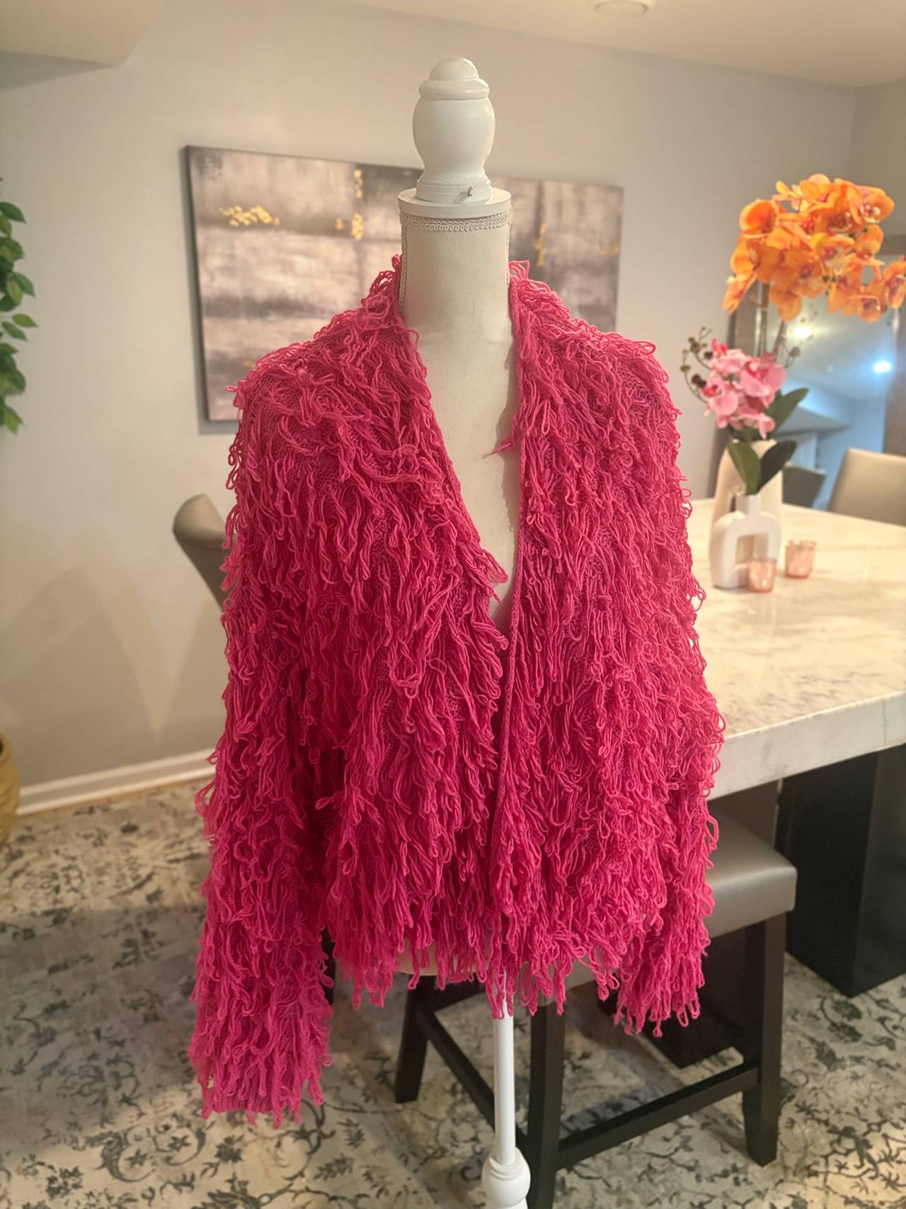 Shaggy Fringe Cardigan