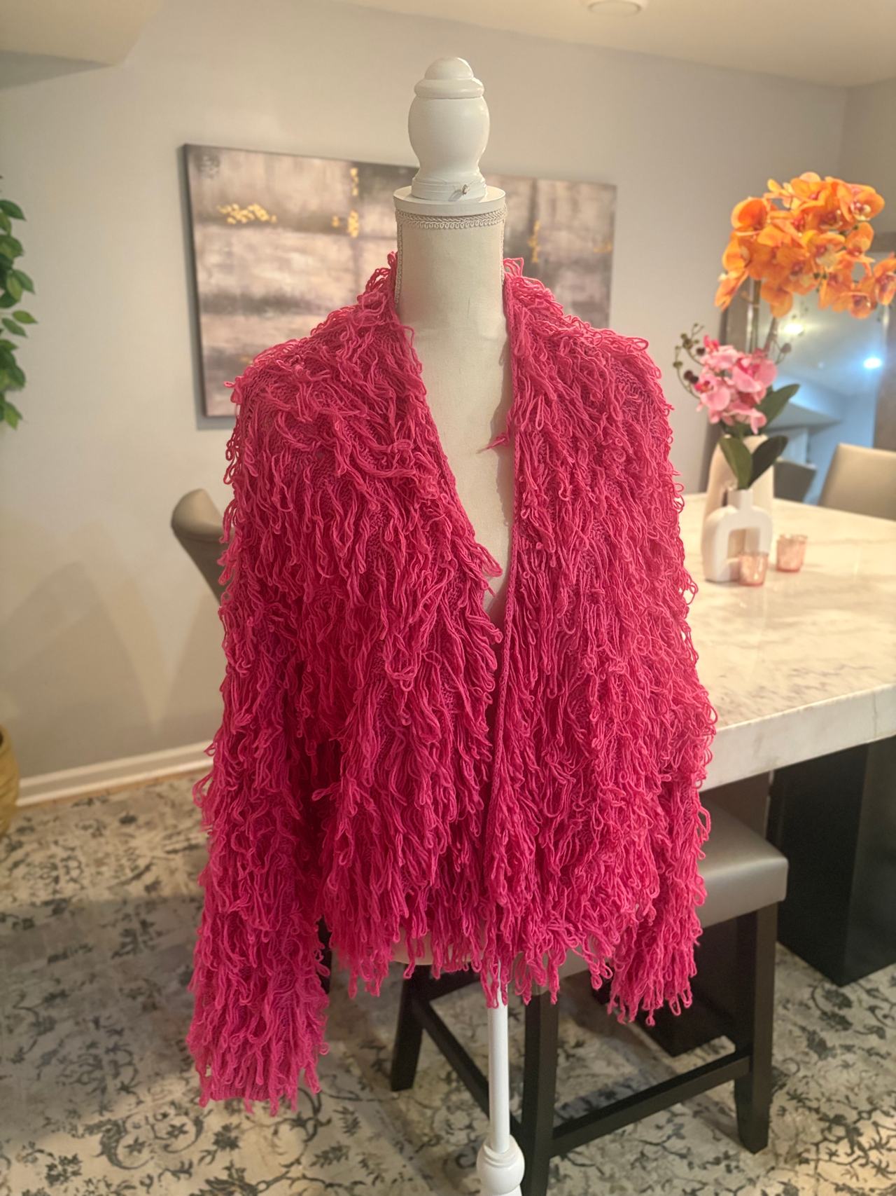Shaggy Fringe Cardigan