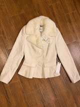 bebe Faux Fur Collar Peplum Jacket - NWT - Image 7