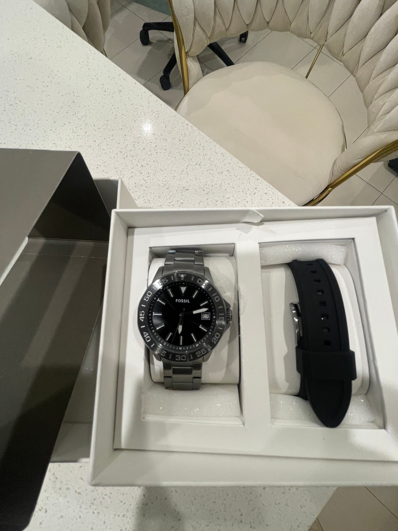 Fossil FB-01 Stainless Steel Watch