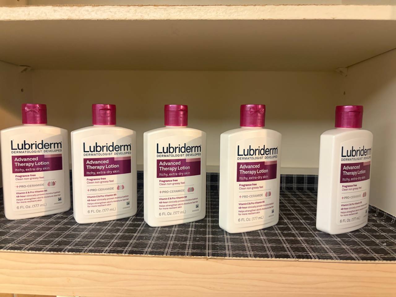 5 Pack Lubriderm Advanced Therapy Lotion 6oz