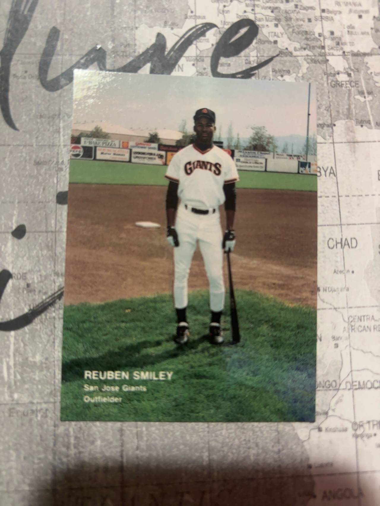 Best Minor League 1990 #310 Reuben Smiley San Jose Giants Baseball Card
