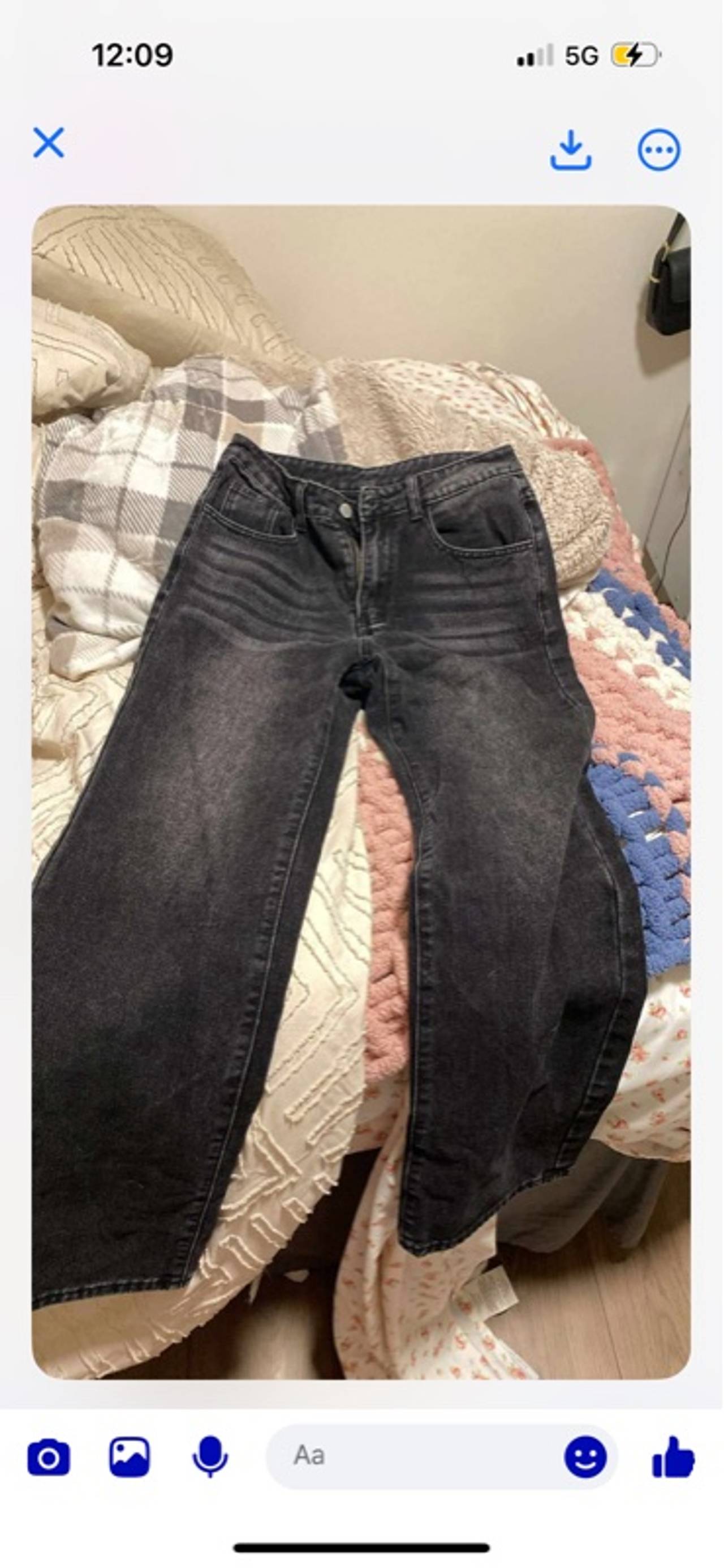 Zara Black Denim Jeans