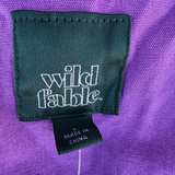Wild Fable Purple Cropped Denim Jacket with Corduroy Collar - Image 3