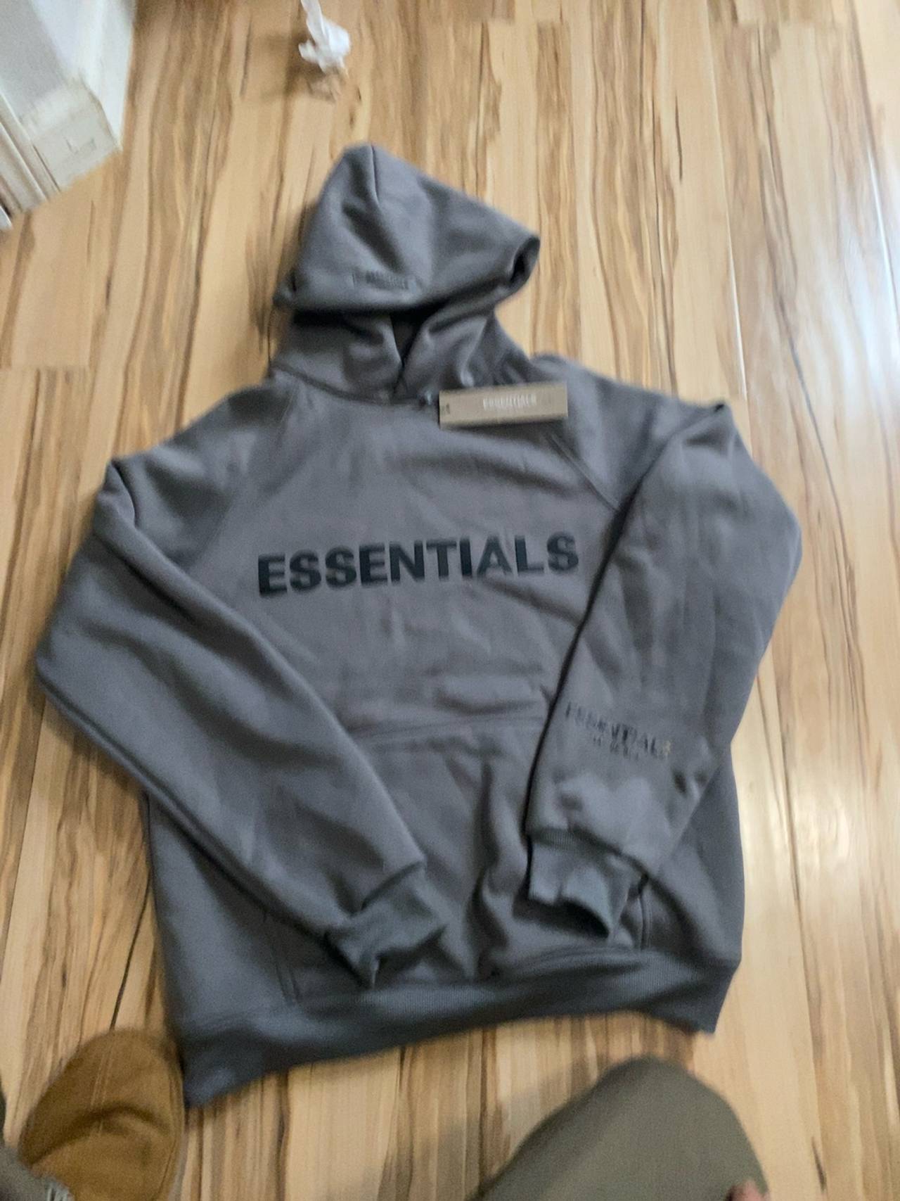 Fear of God Essentials Hoodie Stone