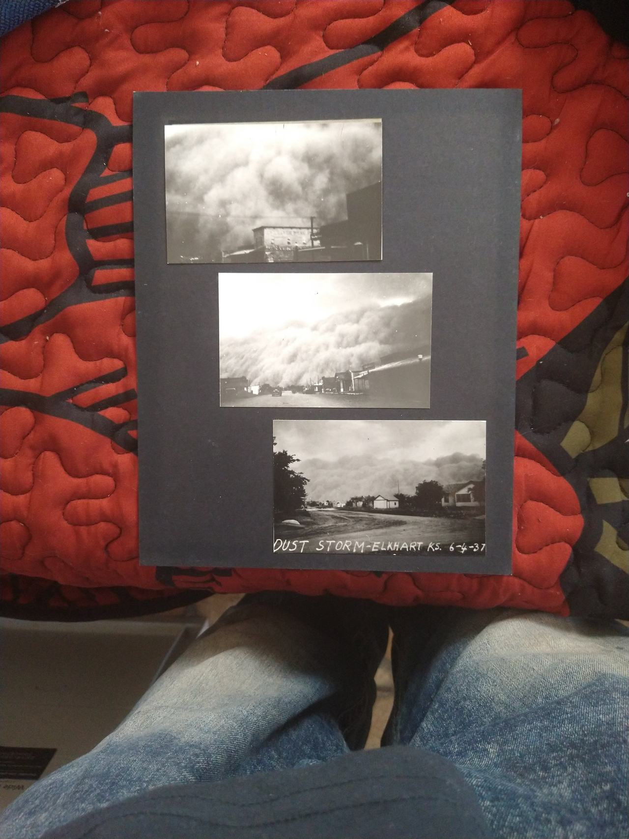 Vintage 1937 Dust Bowl Photographs Elkhart Kansas