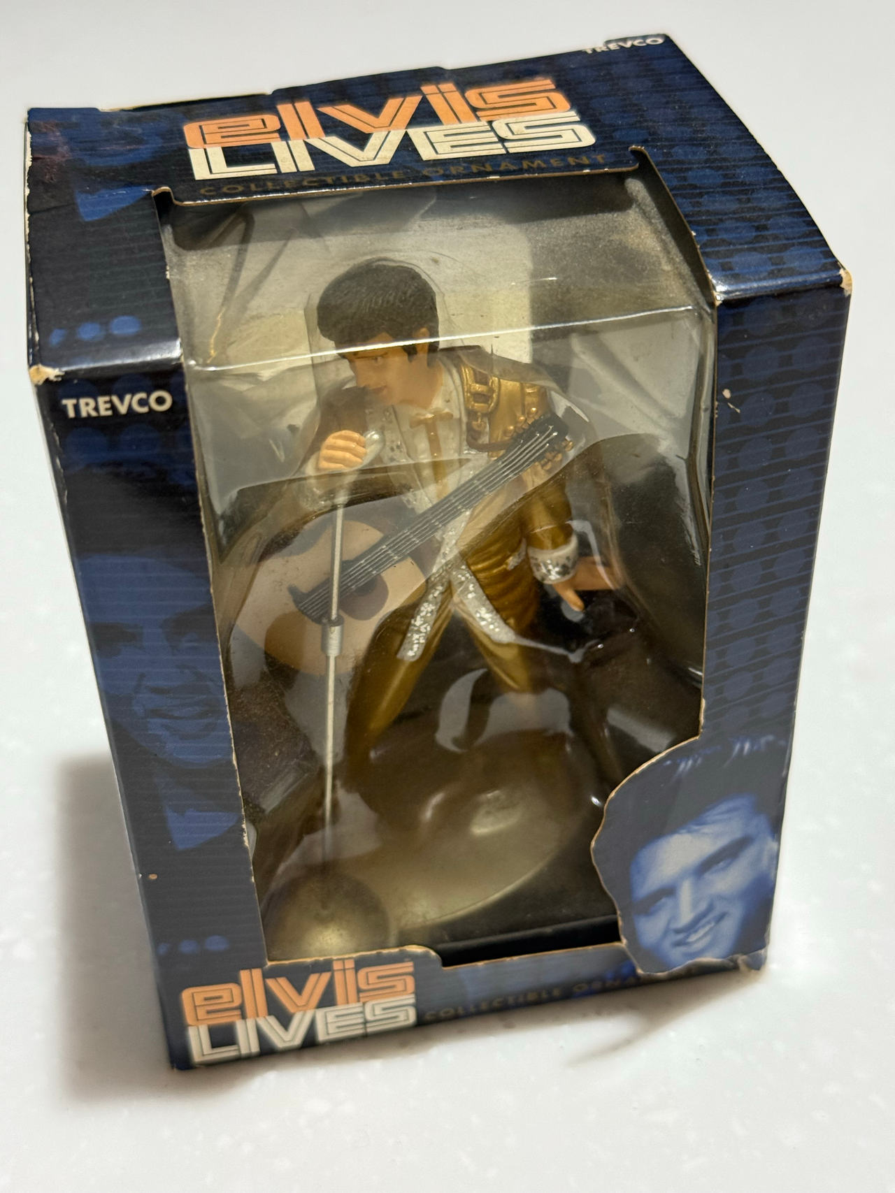 Trevco Elvis Lives Gold Suit Collectible Ornament