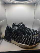 adidas NMD R1 The Brand With The 3 Stripes Black Sz 8 - Image 3