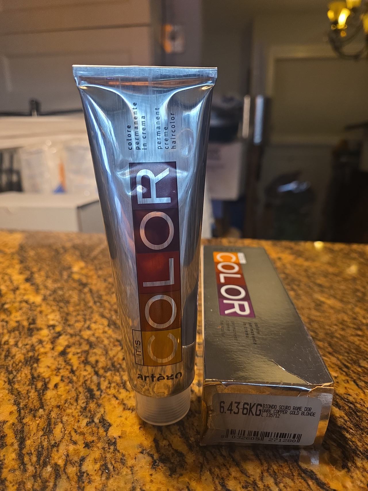 Artego It's Color Permanent Hair Color 6.43 6KG Dark Copper Gold Blonde