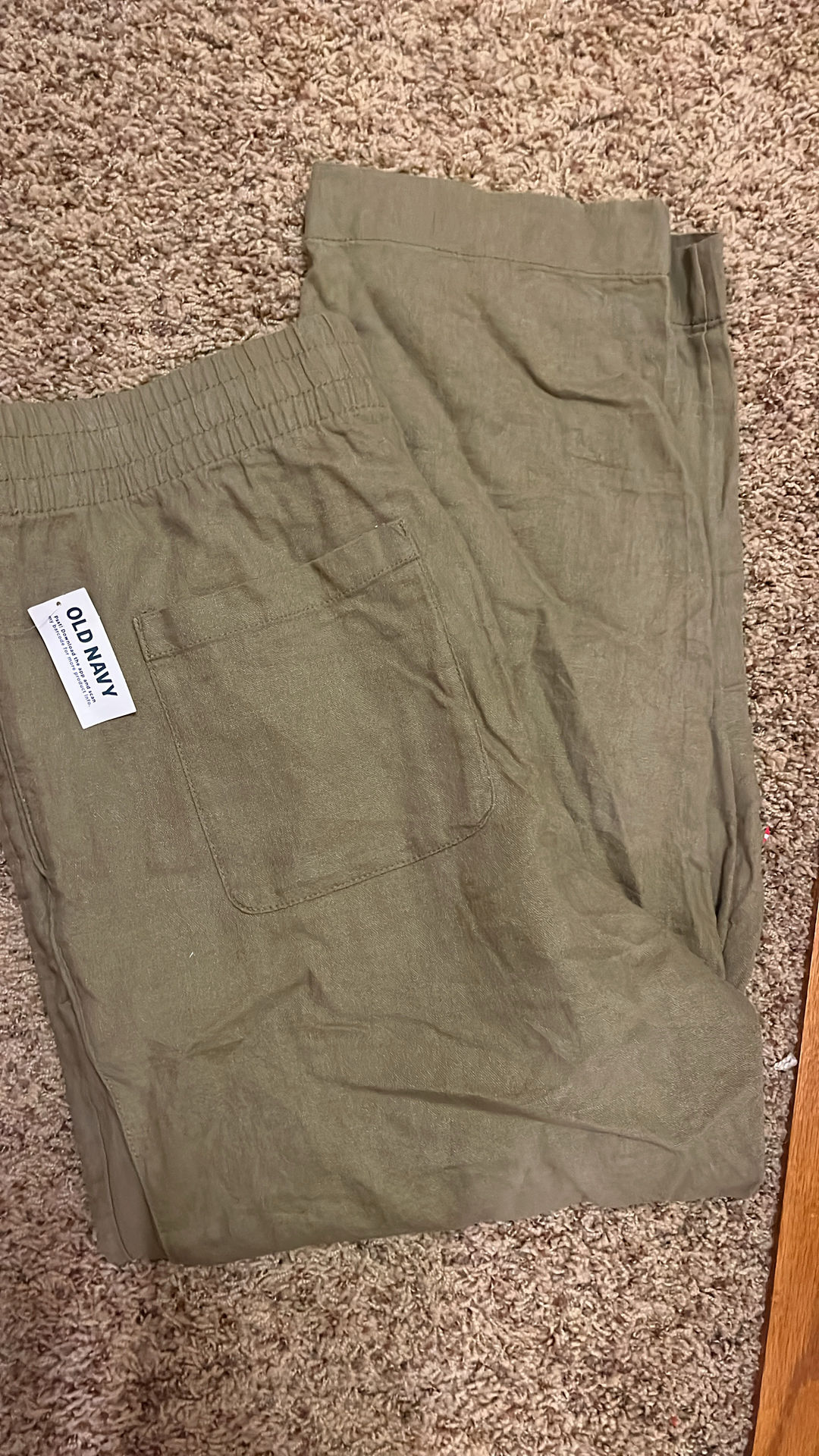 Old Navy Linen-Blend Wide-Leg Pants