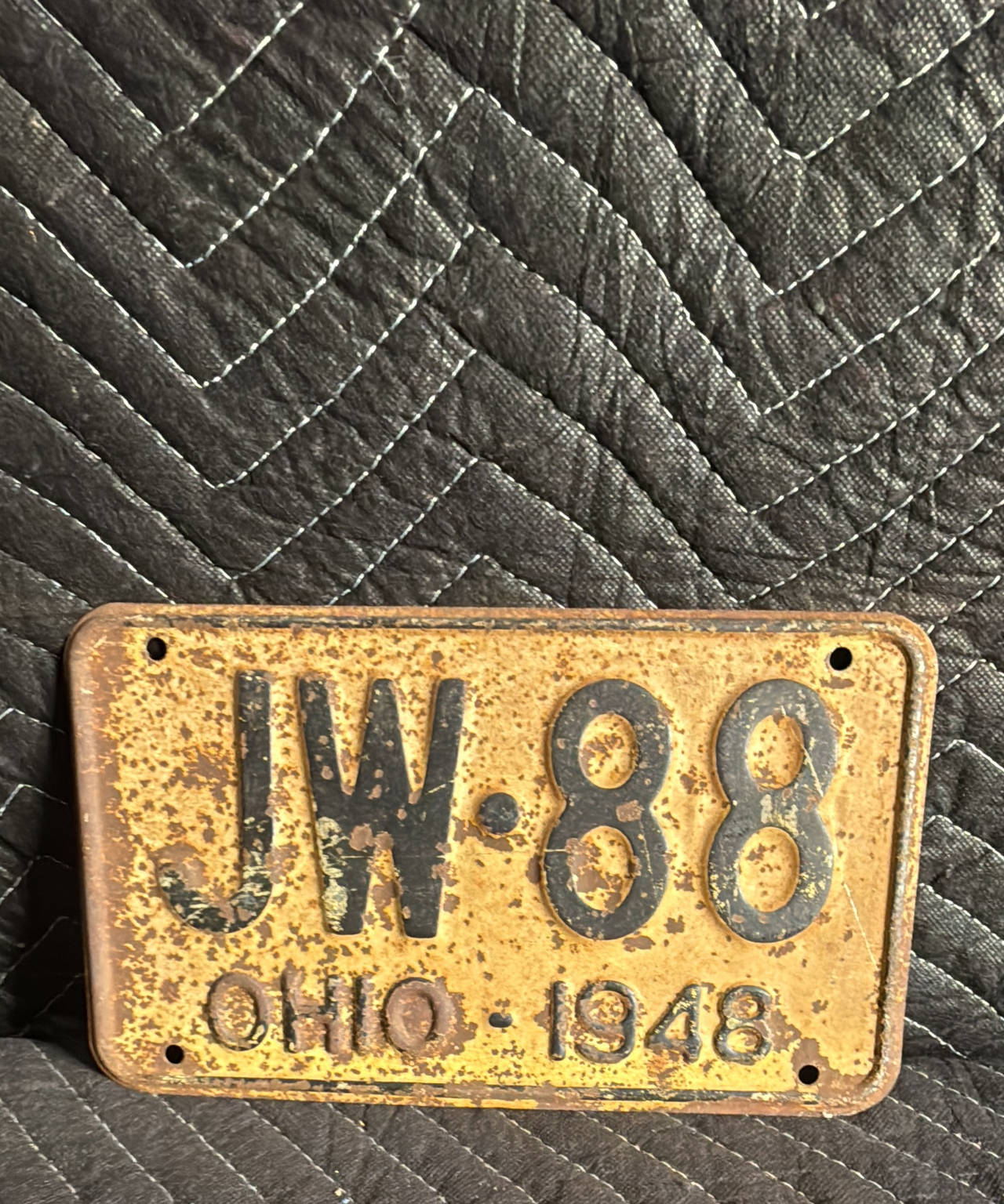 1948 Ohio License Plate