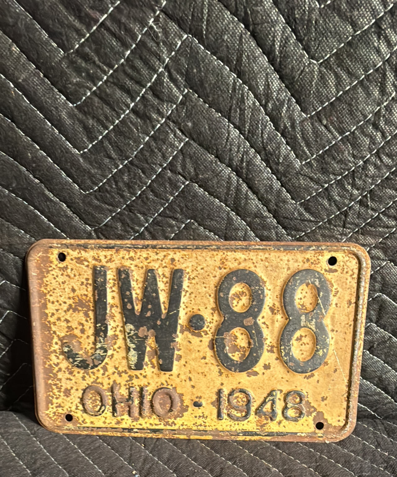 1948 Ohio License Plate
