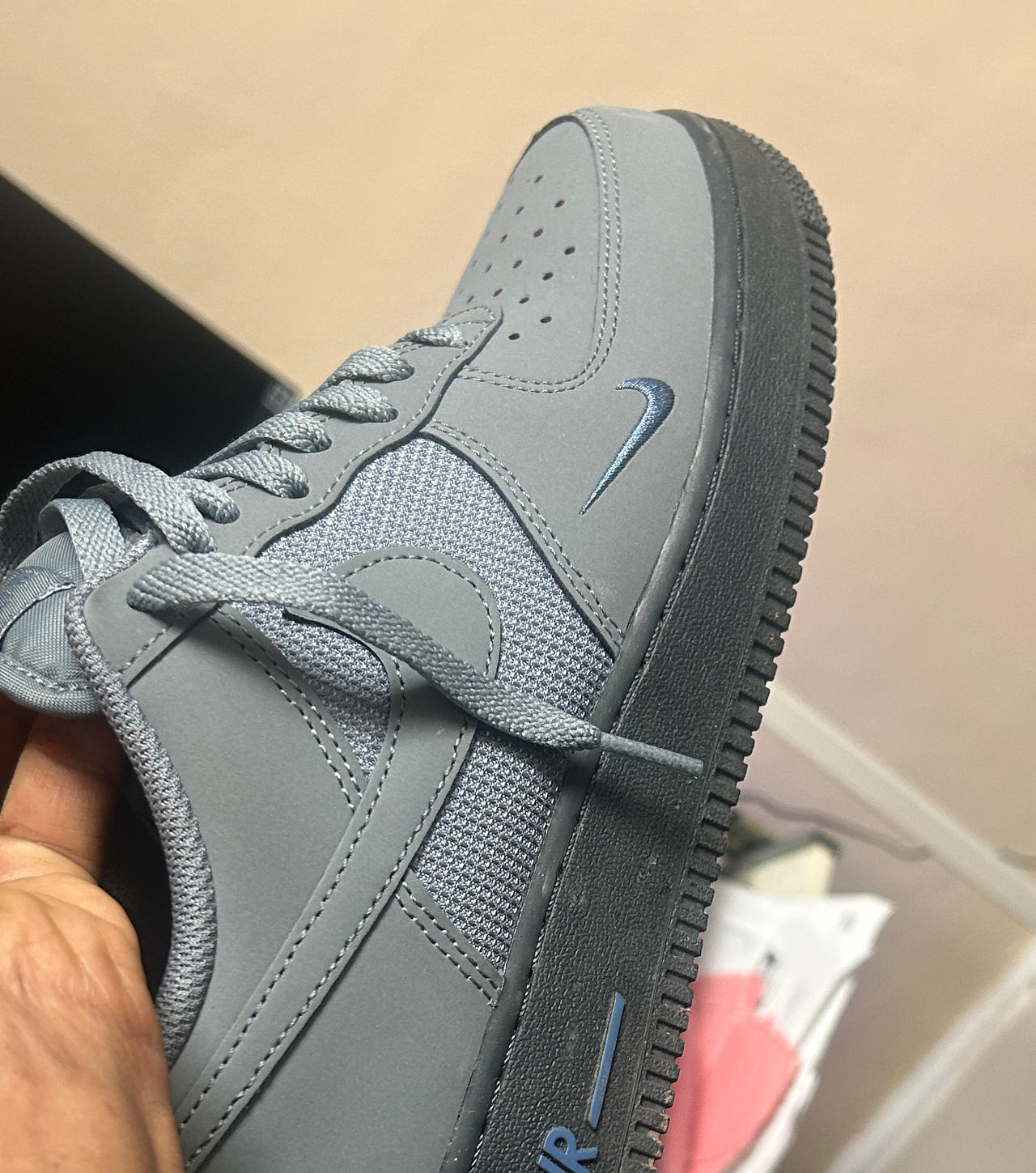 Nike Air Force 1 Low '07 LV8 Grey Black Blue