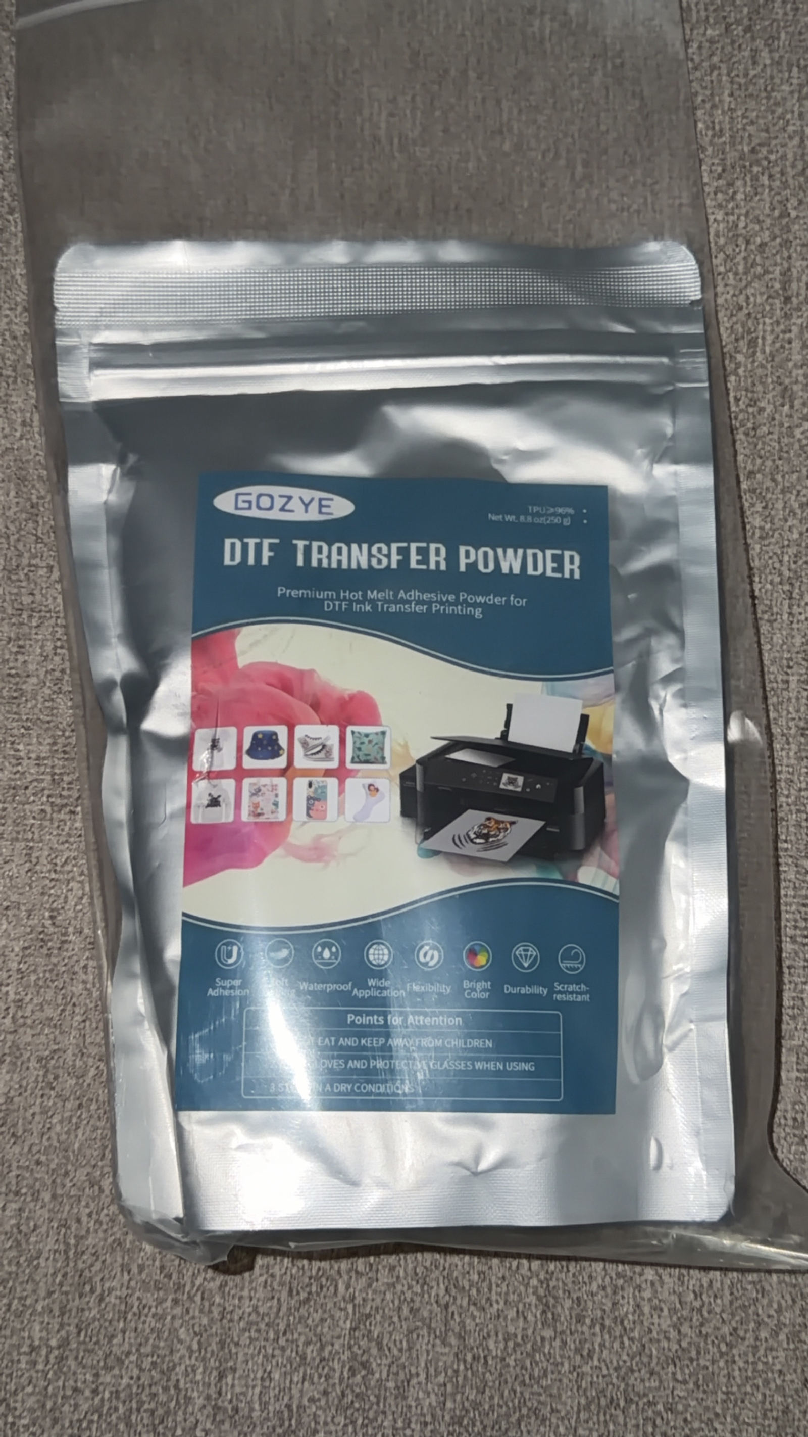 GOZYE DTF Transfer Powder 500g