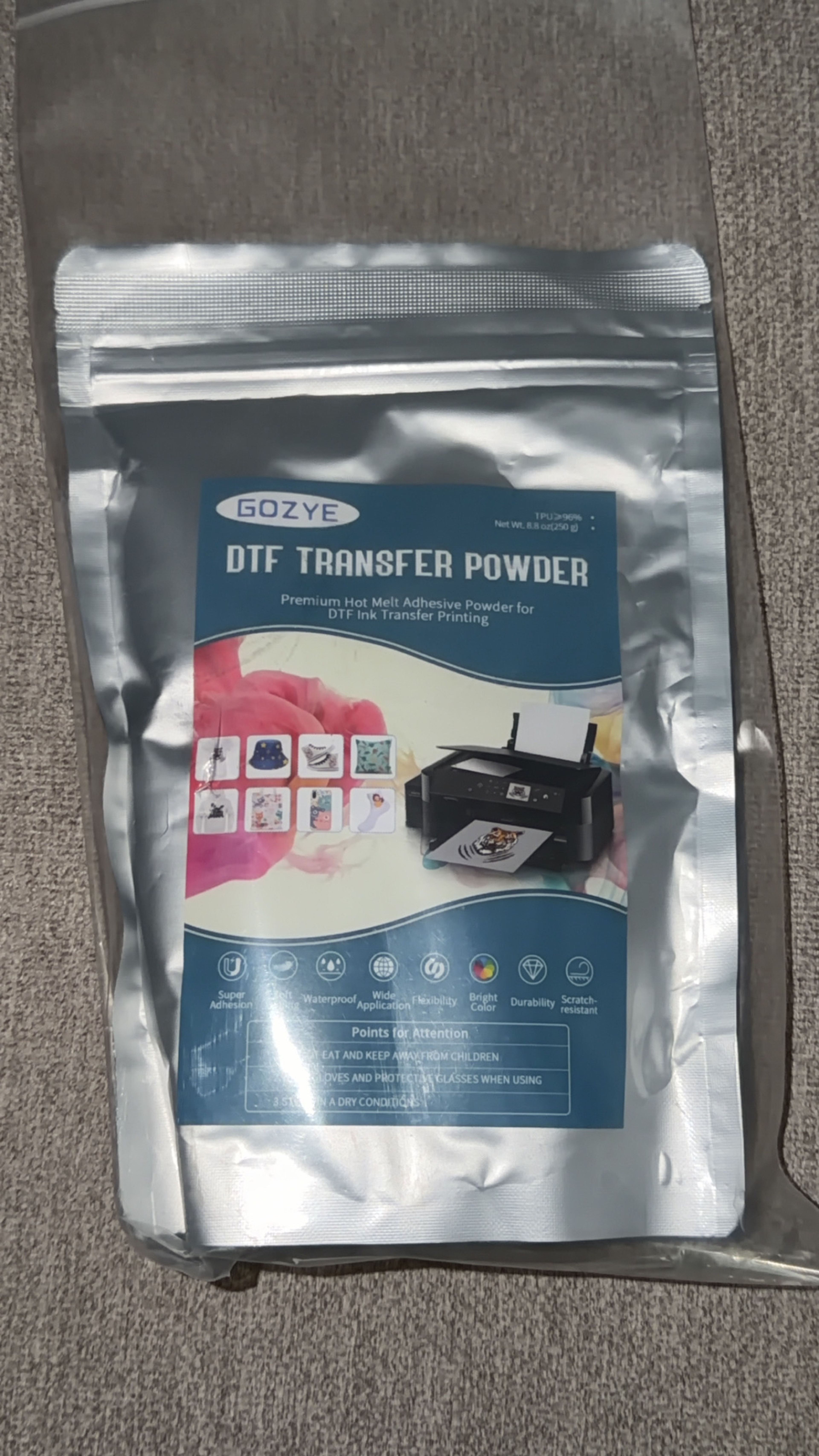 GOZYE DTF Transfer Powder 500g