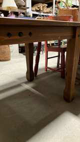 Rustic Solid Pine Dining Table - Image 7