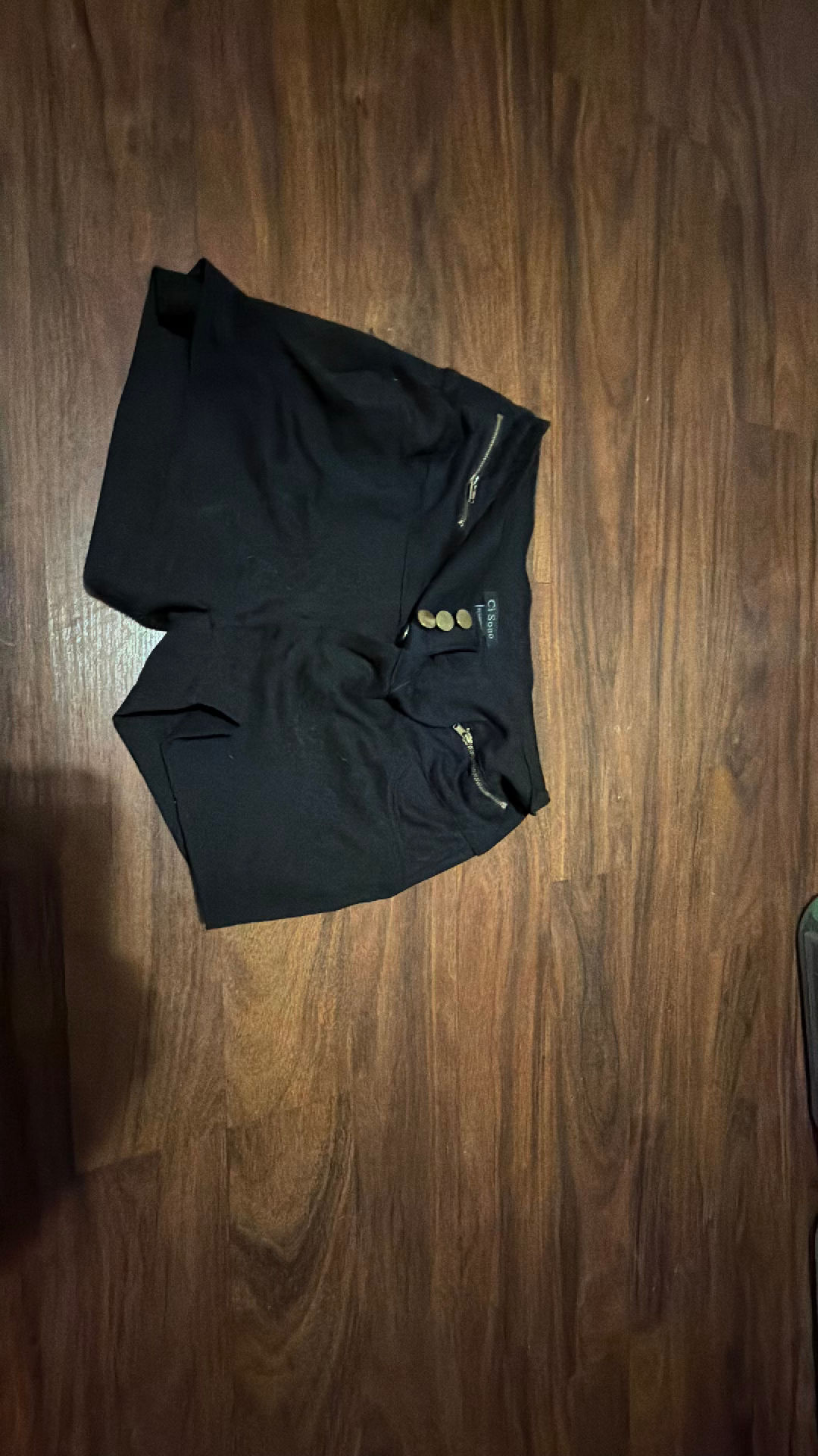 C-Sono Button Fly Shorts with Zipper Pockets - Medium