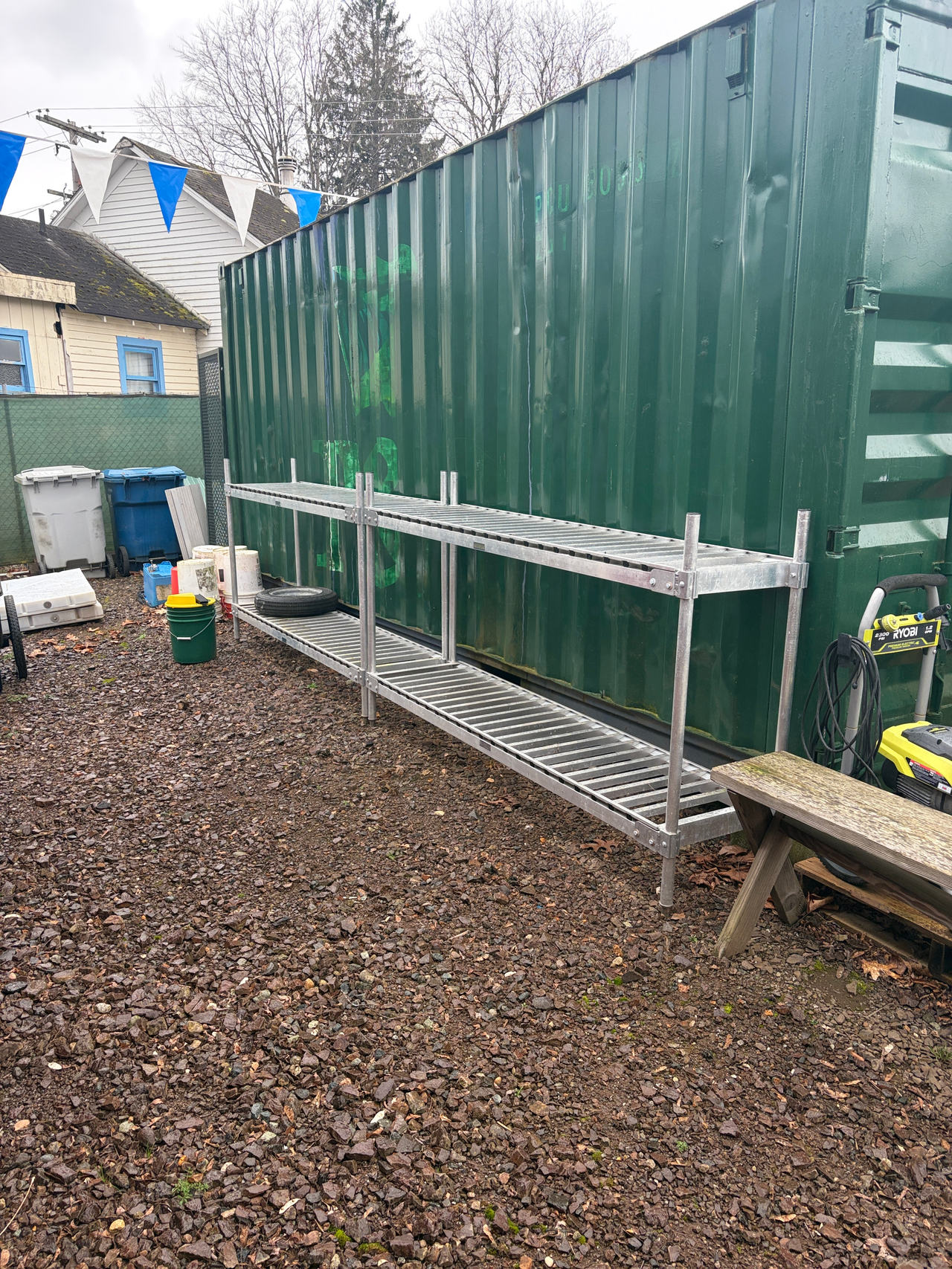 Industrial Aluminum Dunnage Shelving