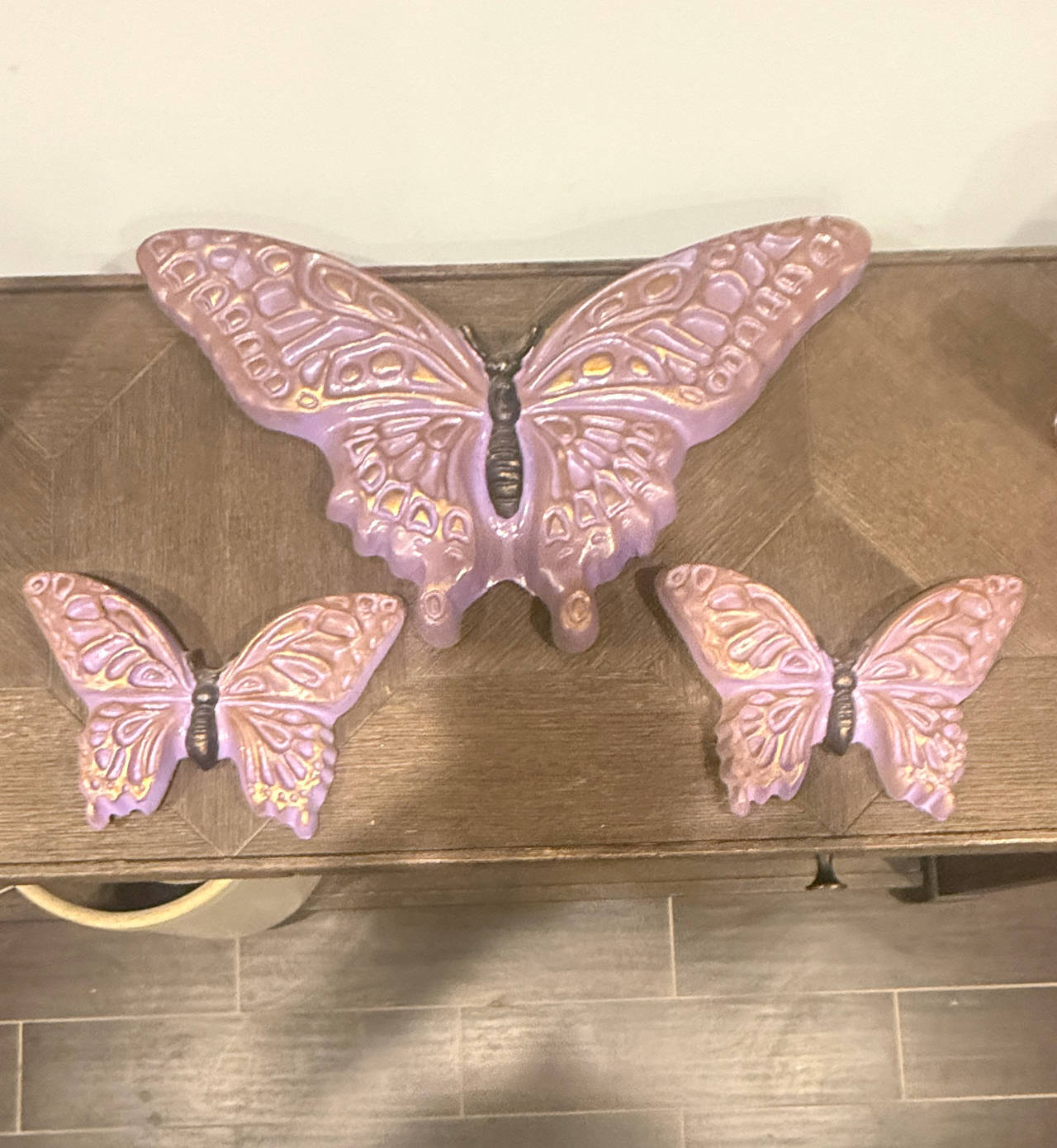 Vintage Sexton Butterfly Wall Art Set