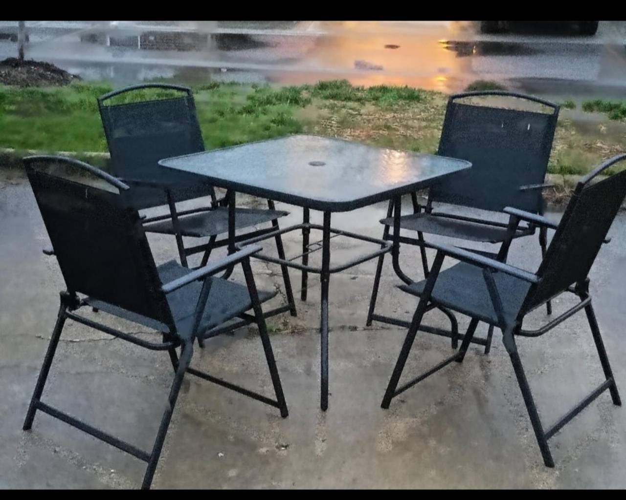 Mainstays 5-Piece Folding Patio Dining Set