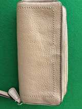 Coach Pebbled Leather Double Zip Wristlet - Image 5