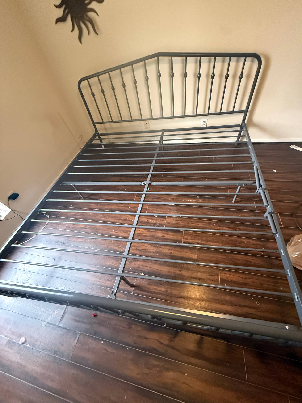 IKEA Leirvik Bed Frame King Gray