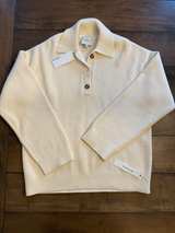 NWT Reformation Brooklyn Cotton Polo Sweater - Image 3