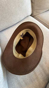 INDIANA JONES Lite Felt Brown Felt Fedora Vintage  - Image 2